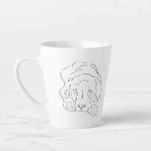 Süße Labrador Retriever Kaffeetasse, Hunde-Mama Milchtasse