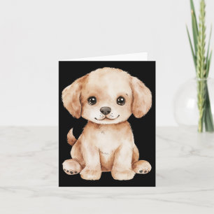 Süße Labrador-Welpen Papa Mama Retriever Hundelieb Karte