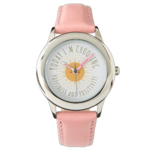Süße lächelnde Sonne Armbanduhr