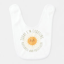 Süße lächelnde Sonne Baby-Bib