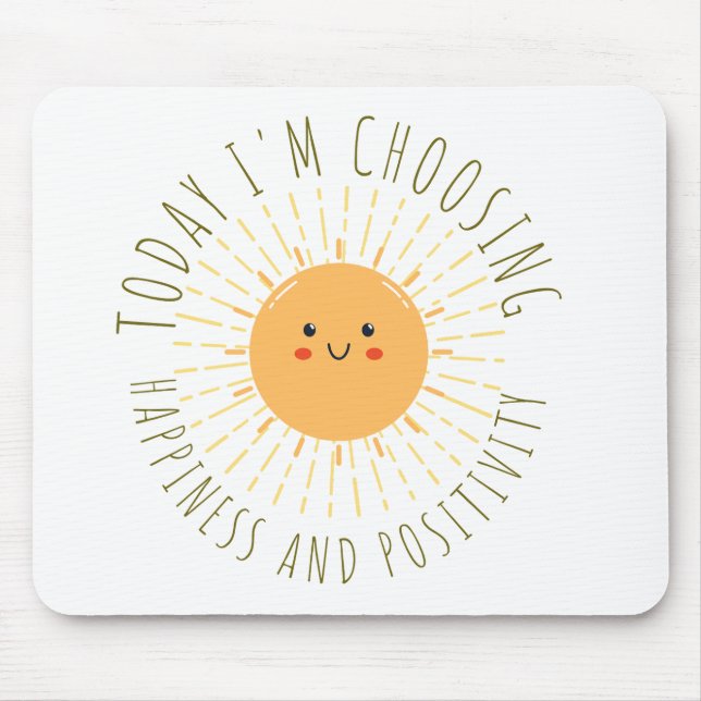 Süße lächelnde Sonne  Mousepad (Vorne)