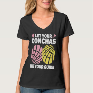 Süße lateinamerikanische mexikanische Frau Concha- T-Shirt
