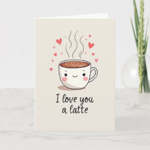 Süße Latte Muttertagskarte Karte