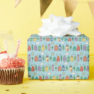 Süße Launen Nachbarschaft Geschenkpapier Rolle