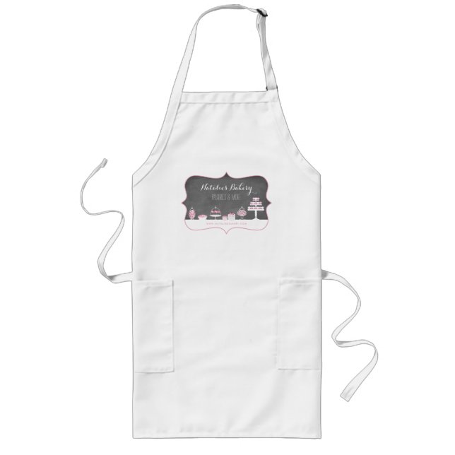 Süße Leckerei-Tafel-Bäckerei-Geschäfts-Schürze Lange Schürze (Vorne)