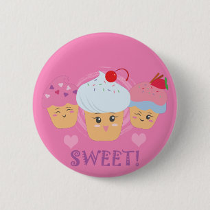 Süße Leckereien - Cupcakes! Button