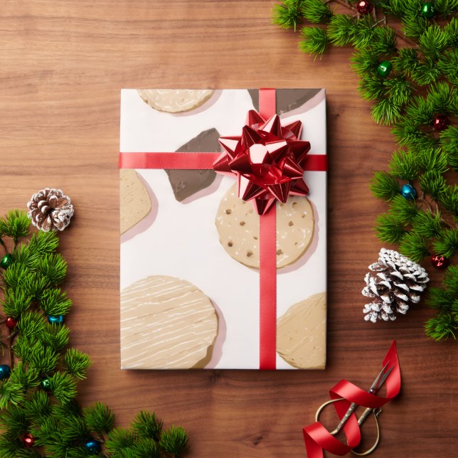 Süße Leckereien Geschenkpapier (Feiertagsgeschenk)