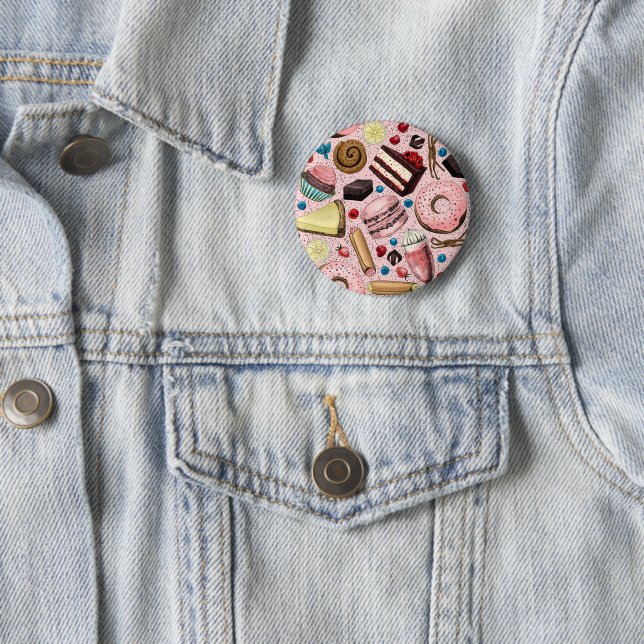 Süße Leckereien in Rosa Button (Beispiel)