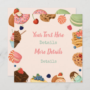 Süße Leckereien Save the Date