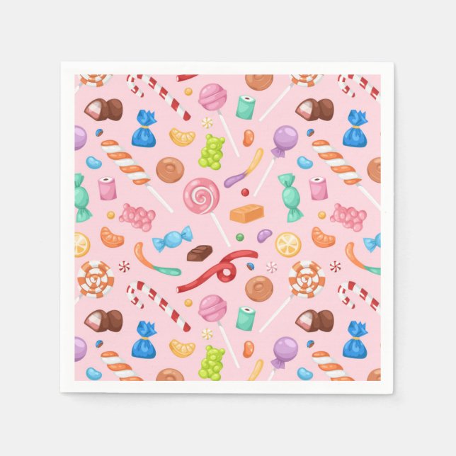 Süße Leckereien Serviette (Vorderseite)