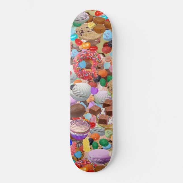 Süße Leckereien Skateboard (Vorderseite)