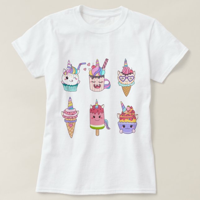 Süße Leckereien T-Shirt (Design vorne)