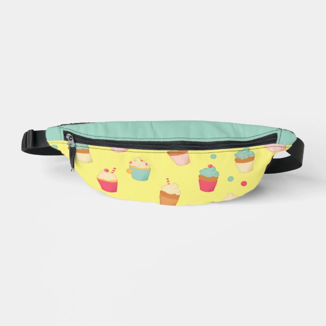Süße Leckerlis-Cupcake-Bauchtasche Bauchtasche (Vorderseite)