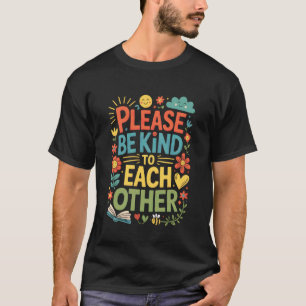 Süße Lehrer Kinder Unterrichten Bildung Tutor Schu T-Shirt