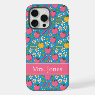 Süße Lehrerin-Handytasche | Personalisierter Name iPhone 15 Pro Max Hülle