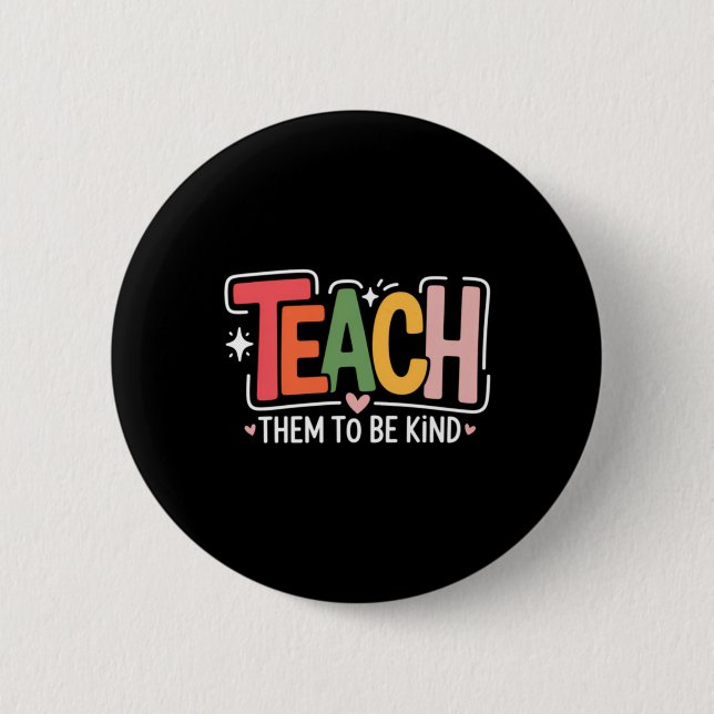 Süße Lehrerin Schule Button (Vorderseite)