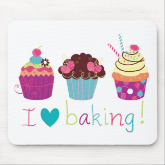 Süße Liebe-backendes kleine Kuchen mousemat der Mousepad