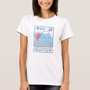 Süße Liebe Berg Fuji, Berg Sonne und Wellen Japan T-Shirt