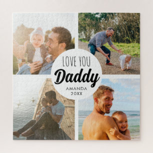 Süße Liebe, Daddy, individuelle Fotocollage
