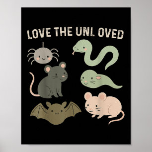 Süße Liebe Die unbeliebte Taube Ratte Frosch Lusti Poster