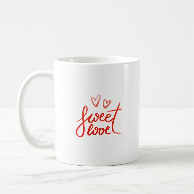 süße Liebe Kaffeetasse (Links)
