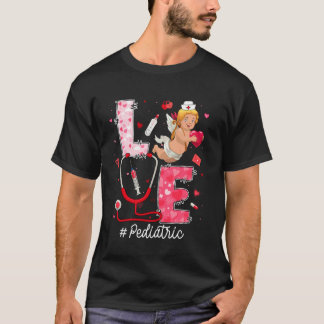 Süße Liebe Kinderkrankenschwester Cupid Herzen Val T-Shirt