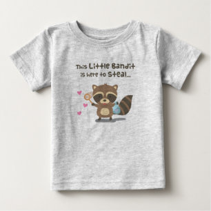 Süße Liebe Maskierter Bandit Waschbär Für Babys Baby T-shirt