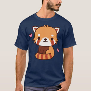 Süße Liebe Roter Panda T-Shirt