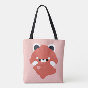 Süße Liebe Roter Panda Tasche