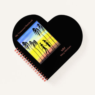 Süße Liebe, Silhouette Notizbuch