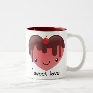 Süße Liebe-Tasse Zweifarbige Tasse