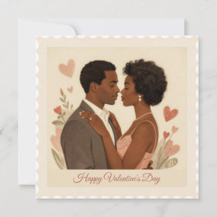 Süße Liebe – Vintage Valentinstagskarte Feiertagskarte