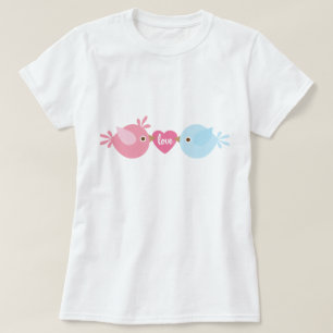 Süße Liebe-Vögel T-Shirt