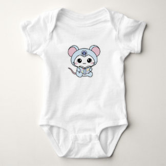 Süße liebenswerte kleine Maus Baby Strampler