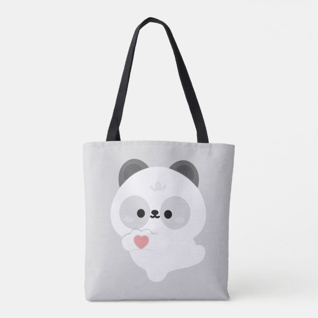 Süße Liebes-Panda Tasche (Rückseite)