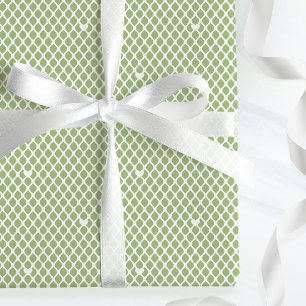 Süße Liebesherzen Gittergeflecht Hübsche grüne Geb Geschenkpapier