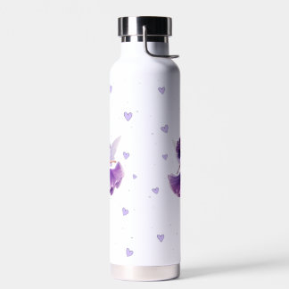 Süße lila Feen-Wasserflasche Trinkflasche