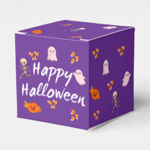 Süße lila Halloween-Geschenkbox 3 Geschenkschachtel