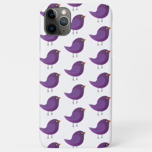Süße lila kleine Vogelillustration Case-Mate iPhone Hülle