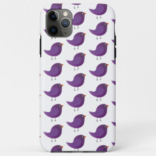 Süße lila kleine Vogelillustration Case-Mate iPhone Hülle