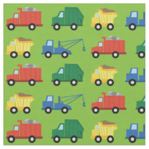Süße LKW-Konstruktion Kinder Müllwagen Stoff