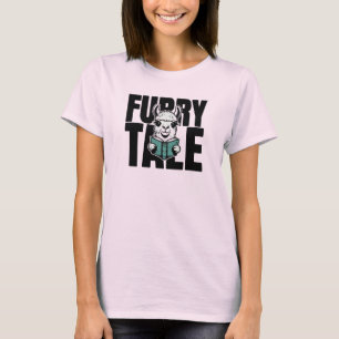Süße Llama beim Buchlesen T-Shirt