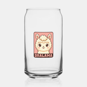 Süße Llama-Illustrationsdesign Dosenglas