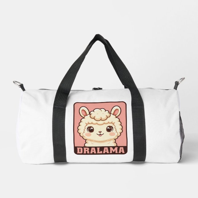 Süße Llama-Illustrationsdesign Duffle Bag (Vorderseite)