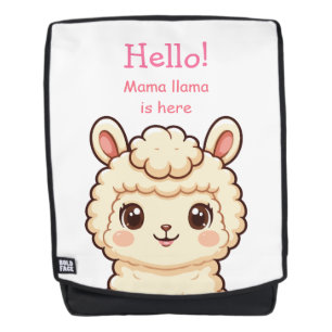 Süße Llama-Illustrationsdesign Rucksack