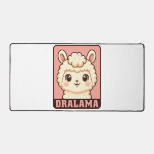 Süße Llama-Illustrationsdesign Schreibtischunterlage