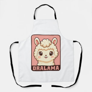 Süße Llama-Illustrationsdesign Schürze