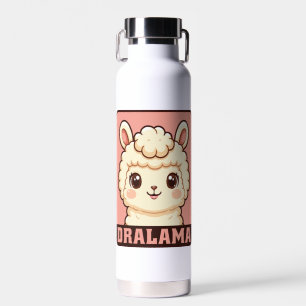 Süße Llama-Illustrationsdesign Trinkflasche