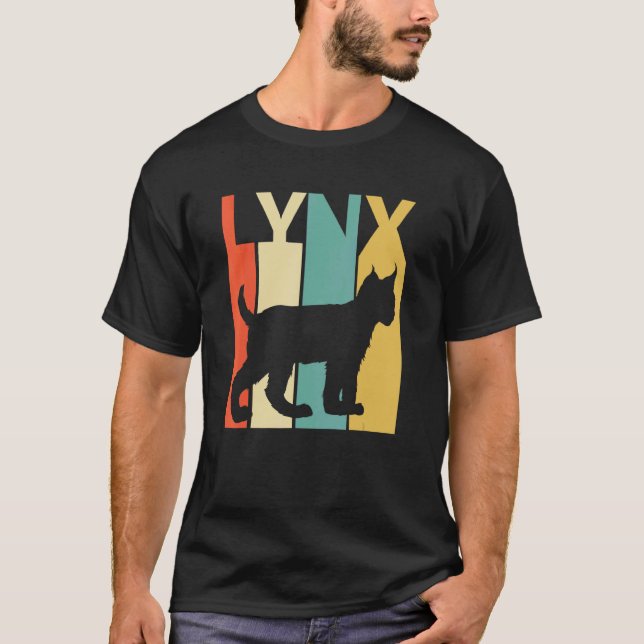 Süße Luchs-Katze Tier T-Shirt (Vorderseite)