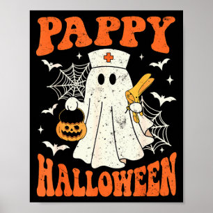 Süße lustige Buh-Geister-Krankenschwestern-Papa-Ha Poster